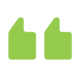 3 Quotes Light Green